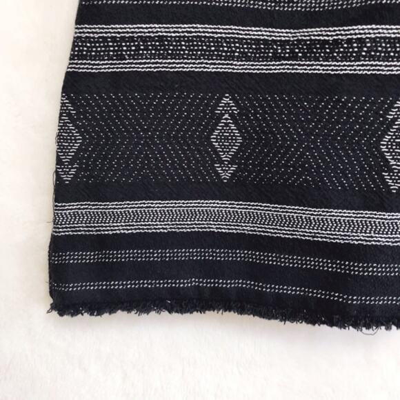 LOFT Blue Blanket Jacquard Wrap Skirt - Picture 3 of 8